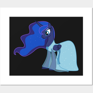 Princess Luna as the Blue Fairy Posters and Art